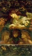 Dante Gabriel Rossetti The Blessed Damozel painting